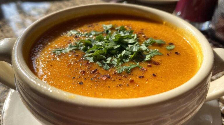 Moroccan Carrot Soup (15 Min)