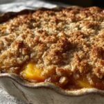 Oatmeal Peach Crisp (with Fresh Peaches)