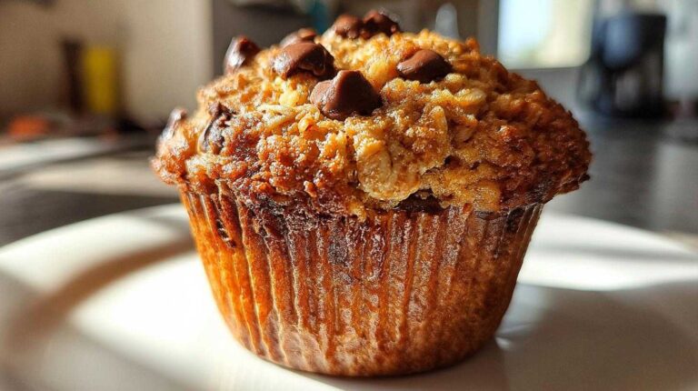 Oatmeal chocolate chip muffins