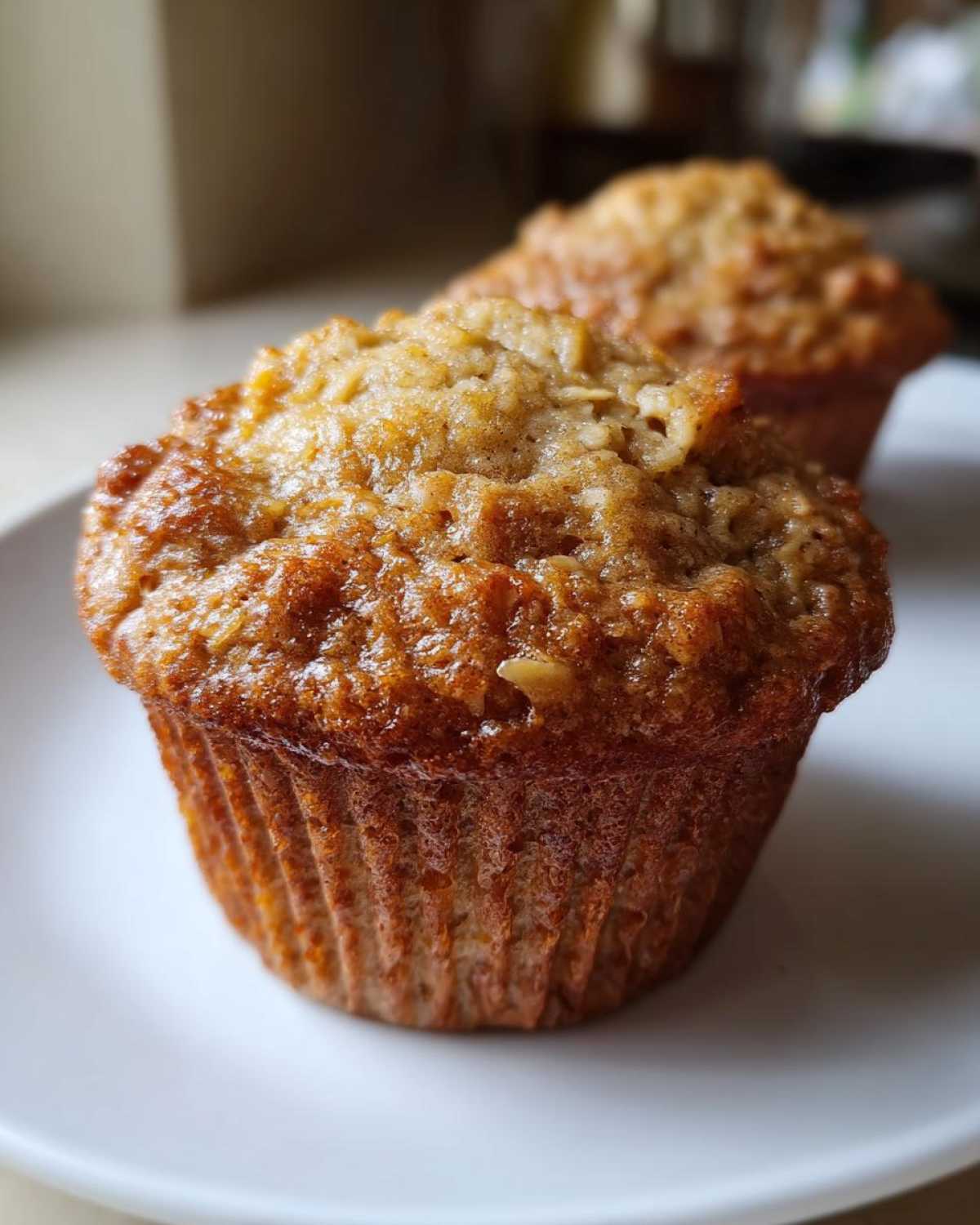 One-Bowl Banana Oatmeal Muffins - detail 2