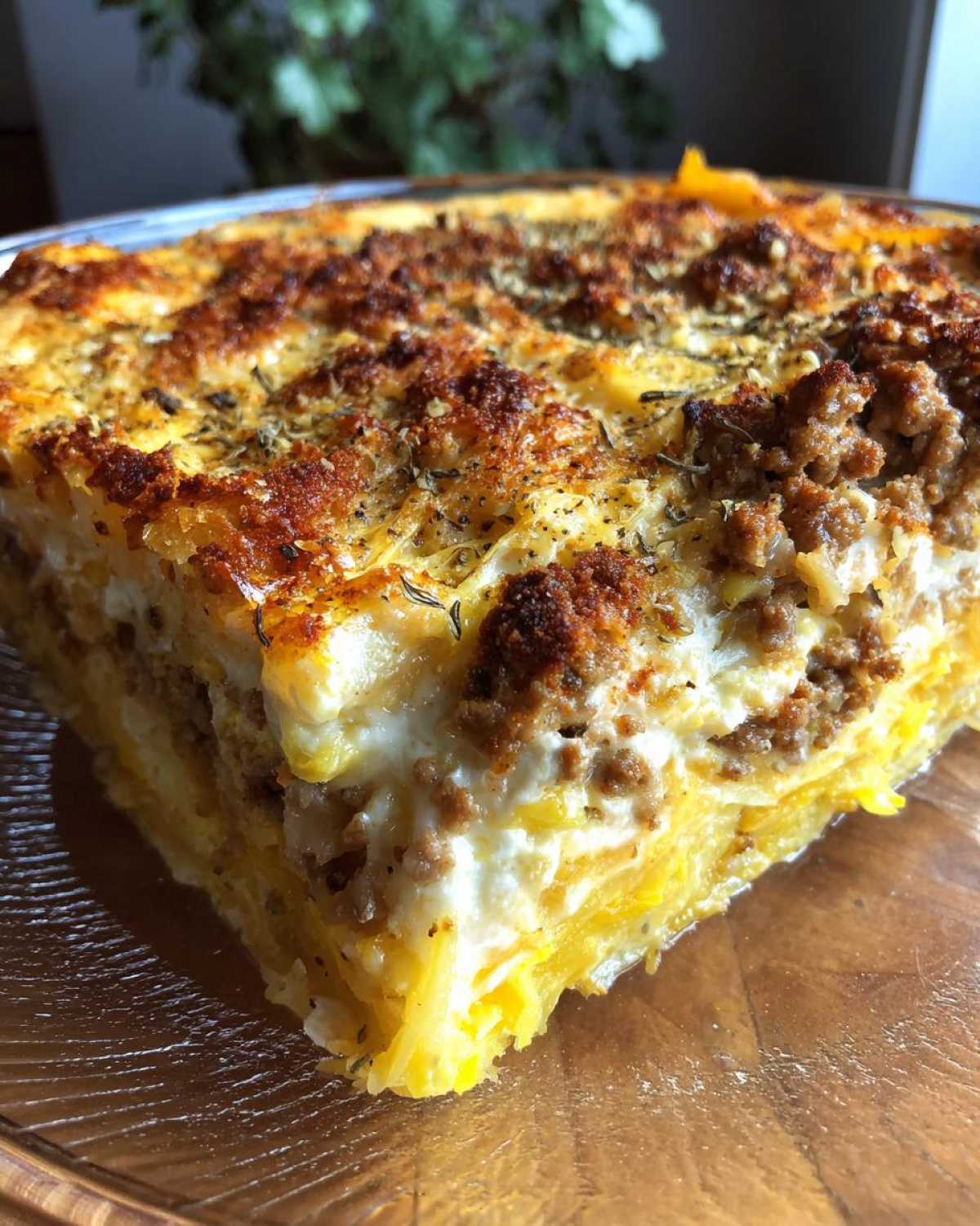 Paleo squash casserole - detail 3