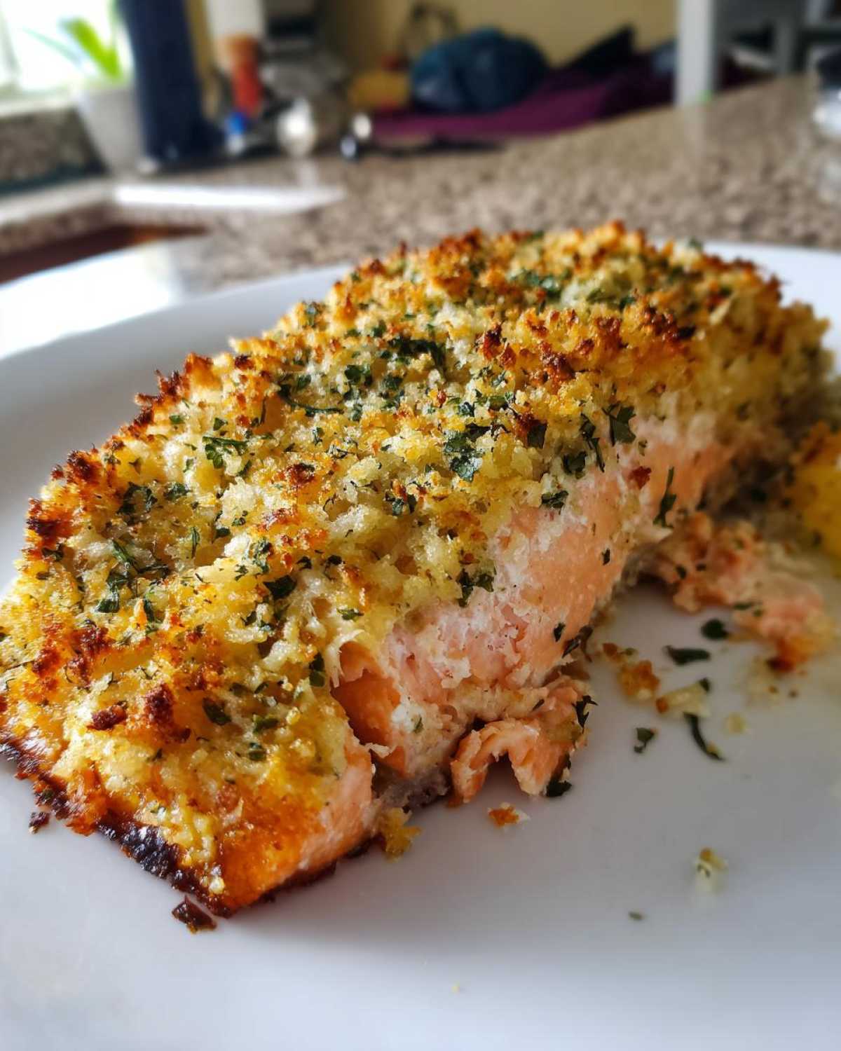 Parmesan Salamon Bake - detail 1