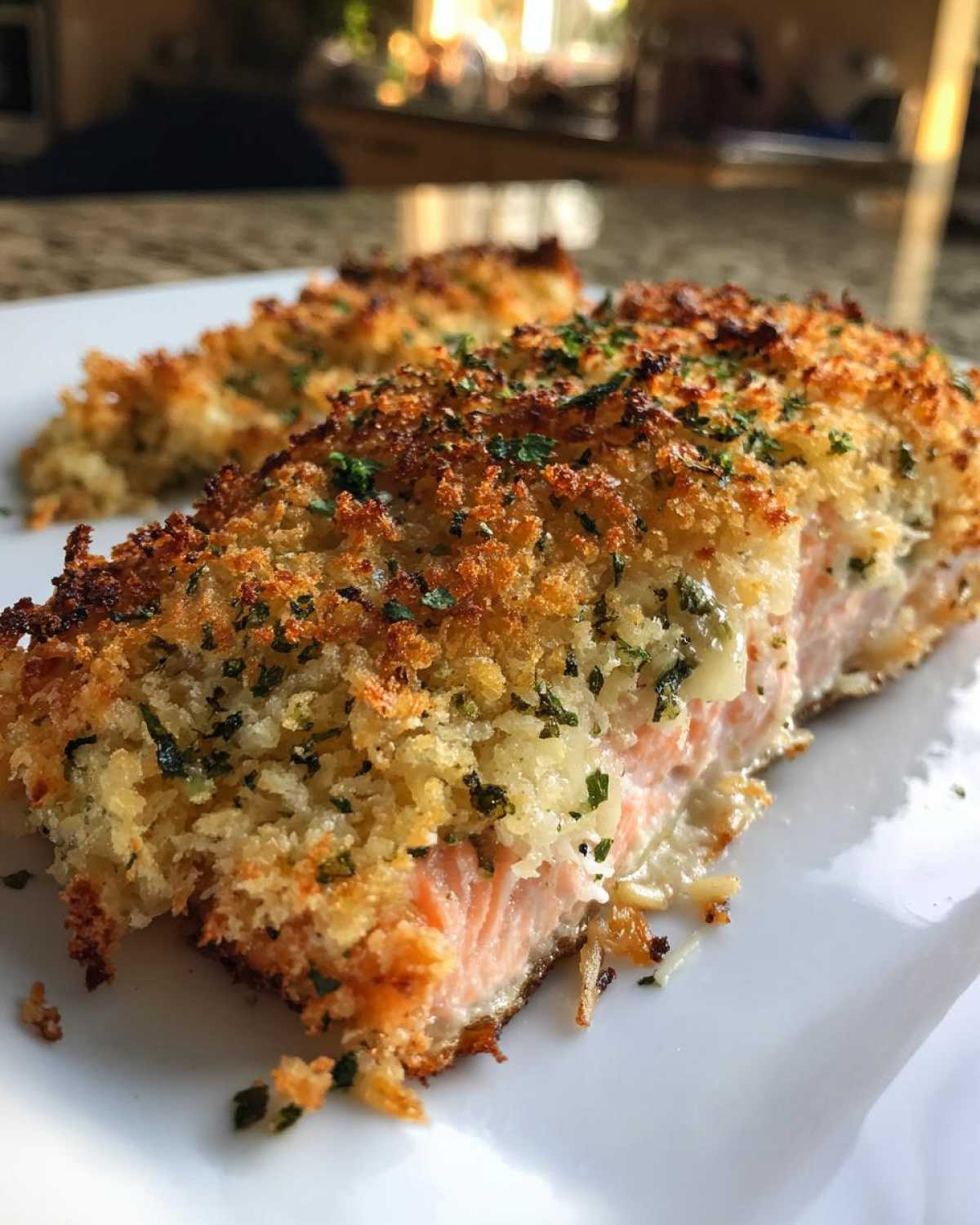 Parmesan Salamon Bake - detail 2