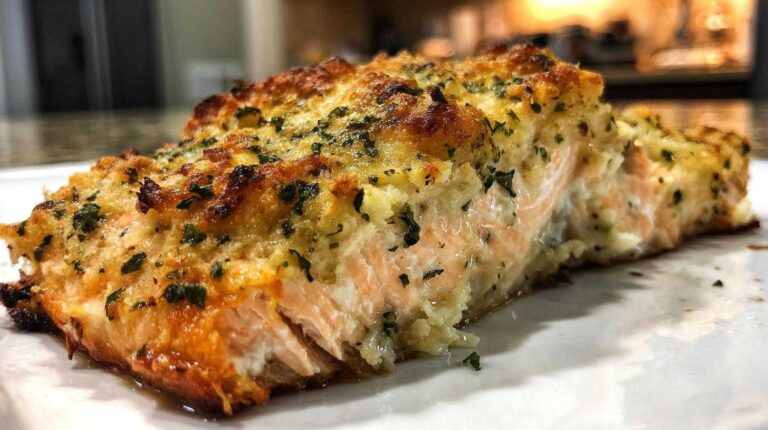 Parmesan Salamon Bake