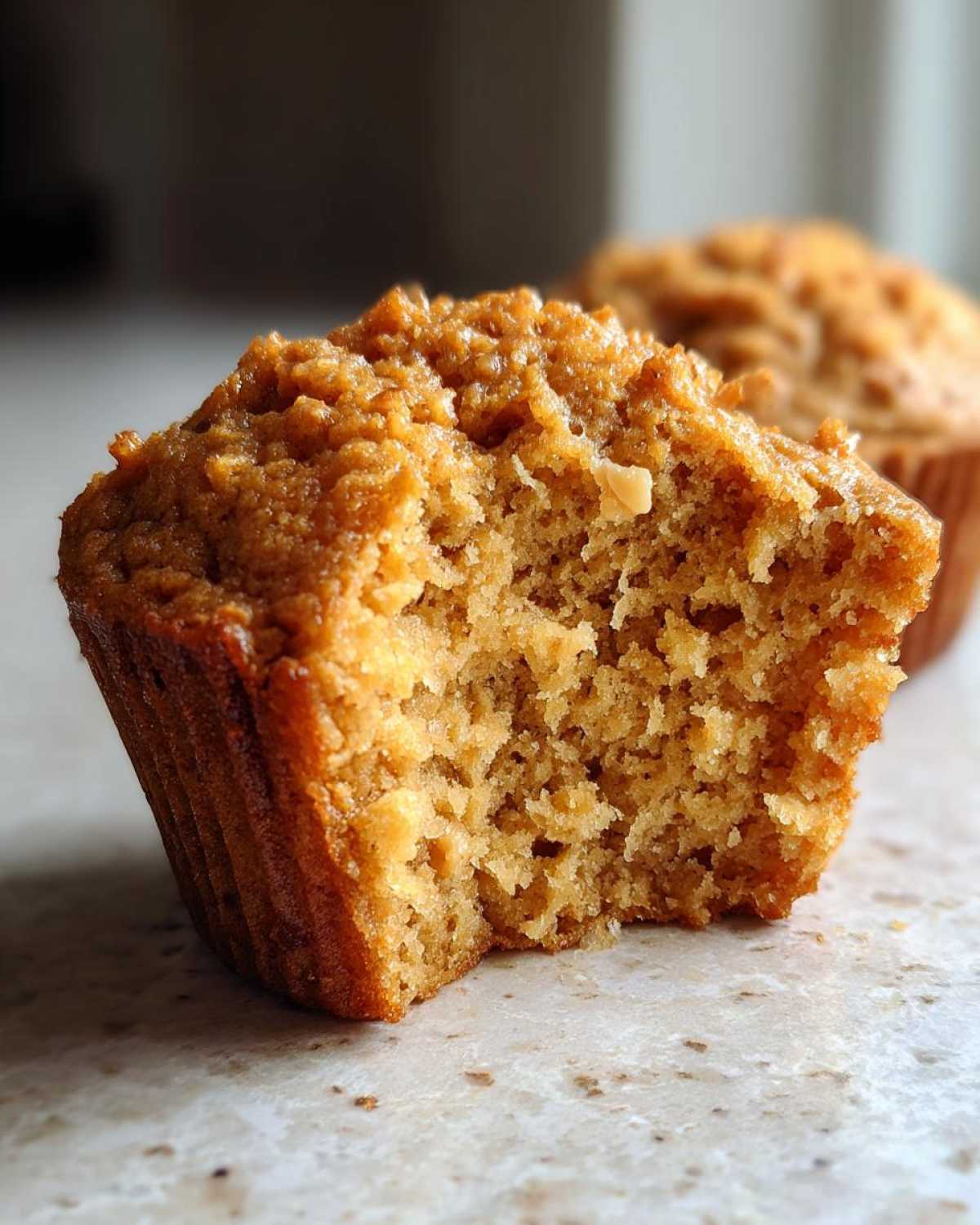 Peanut butter protein muffins - detail 1