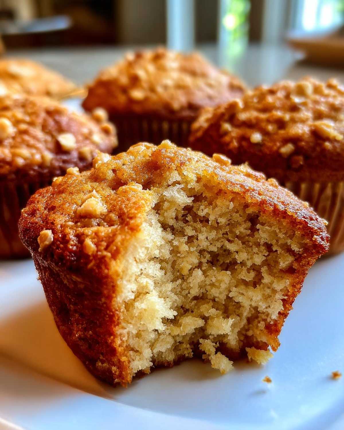 Peanut butter protein muffins - detail 2