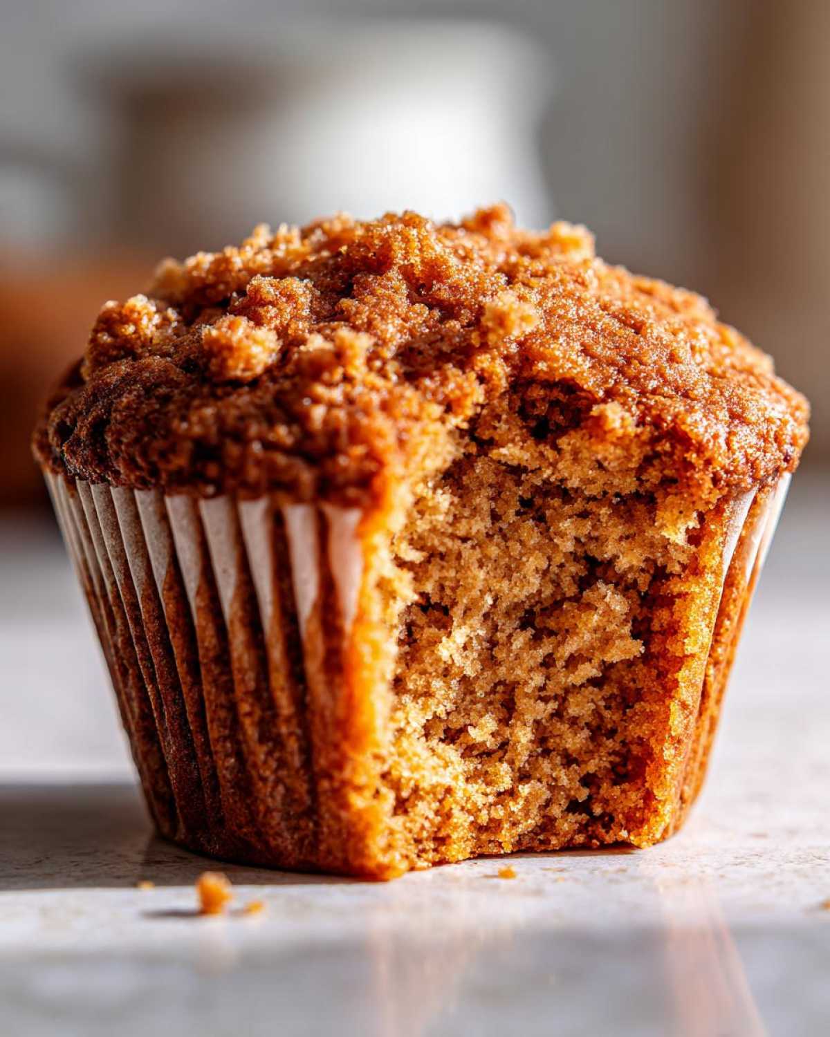 Peanut butter protein muffins - detail 3
