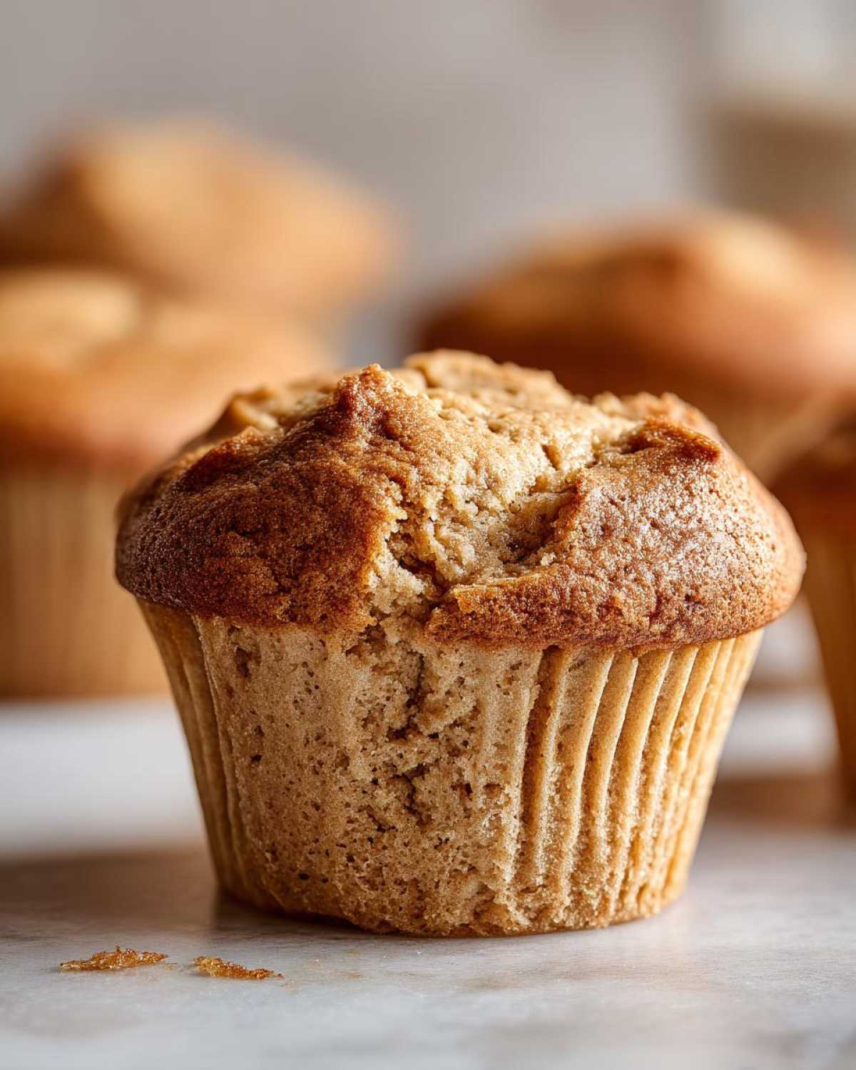 Peanut butter protein muffins - detail 4