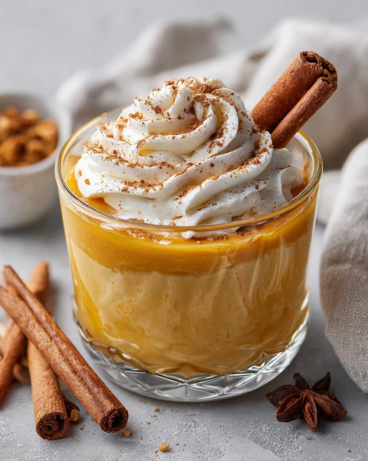 Pumpkin Spice Latte Panna Cotta (Autumn Treat, 10 Min) - detail 4