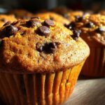 Pumpkin chocolate chip muffins