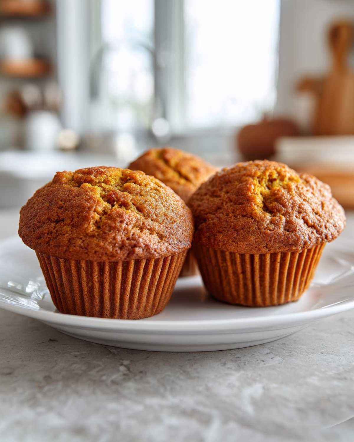 Pumpkin spice muffins - detail 1