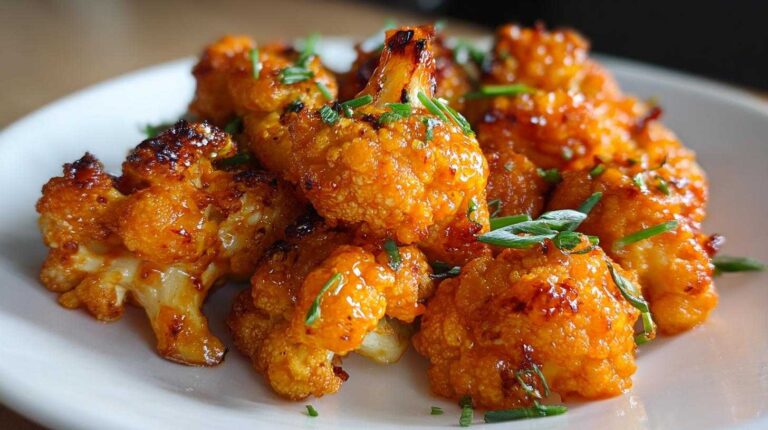 Quick Buffalo Cauliflower Bites (15 Min)