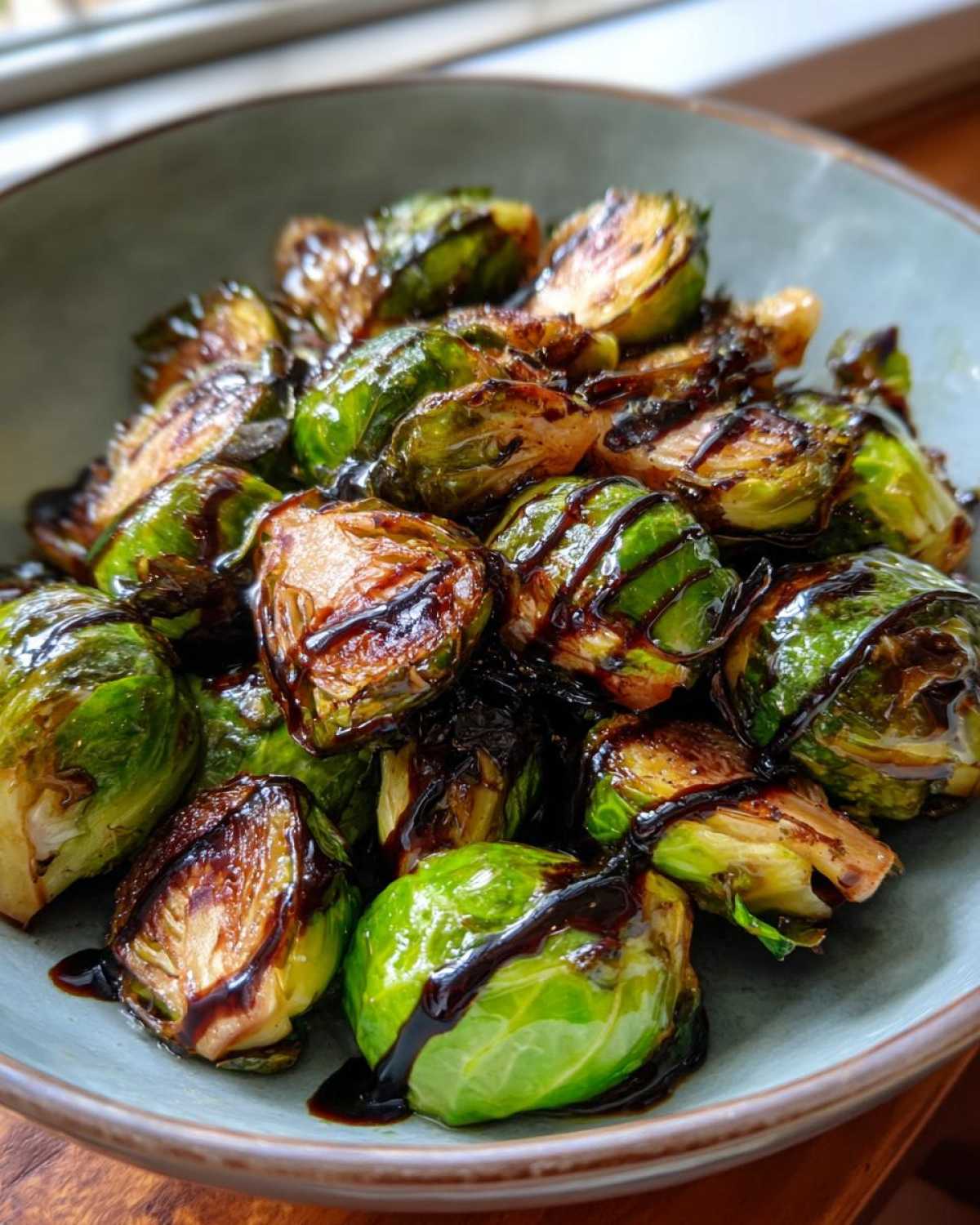 Roasted Brussels Sprouts with Balsamic Glaze (15 Min) - detail 2