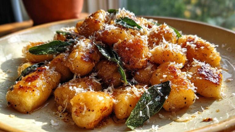 Sage Brown Butter Gnocchi (10 Min)
