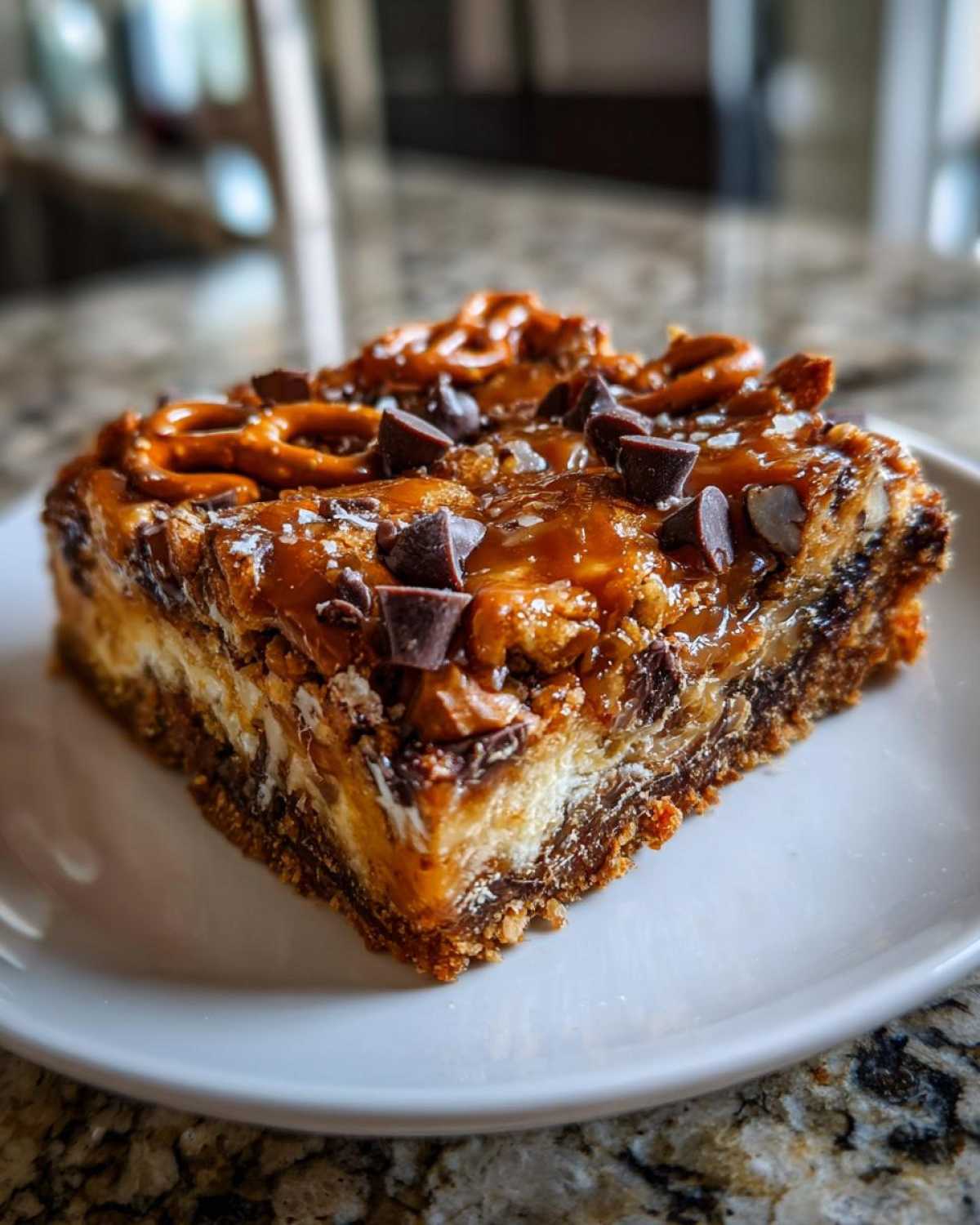 Salted Caramel Pretzel Magic Bars - detail 1