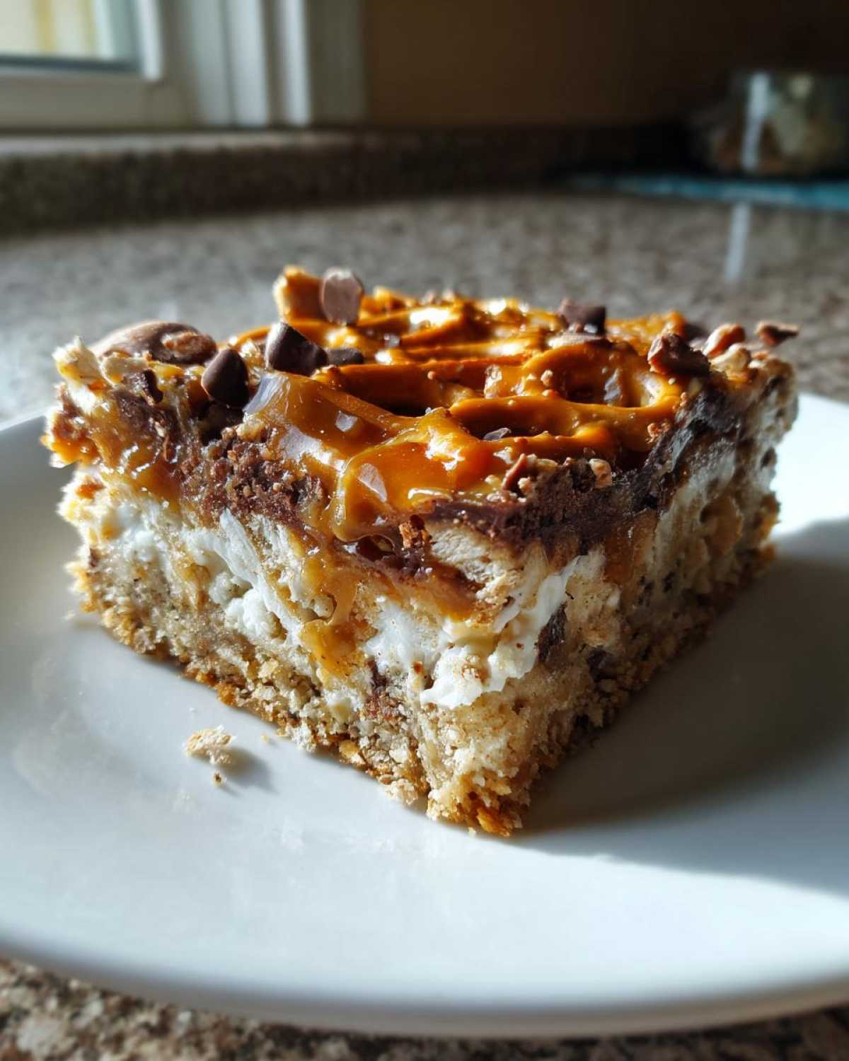 Salted Caramel Pretzel Magic Bars - detail 4