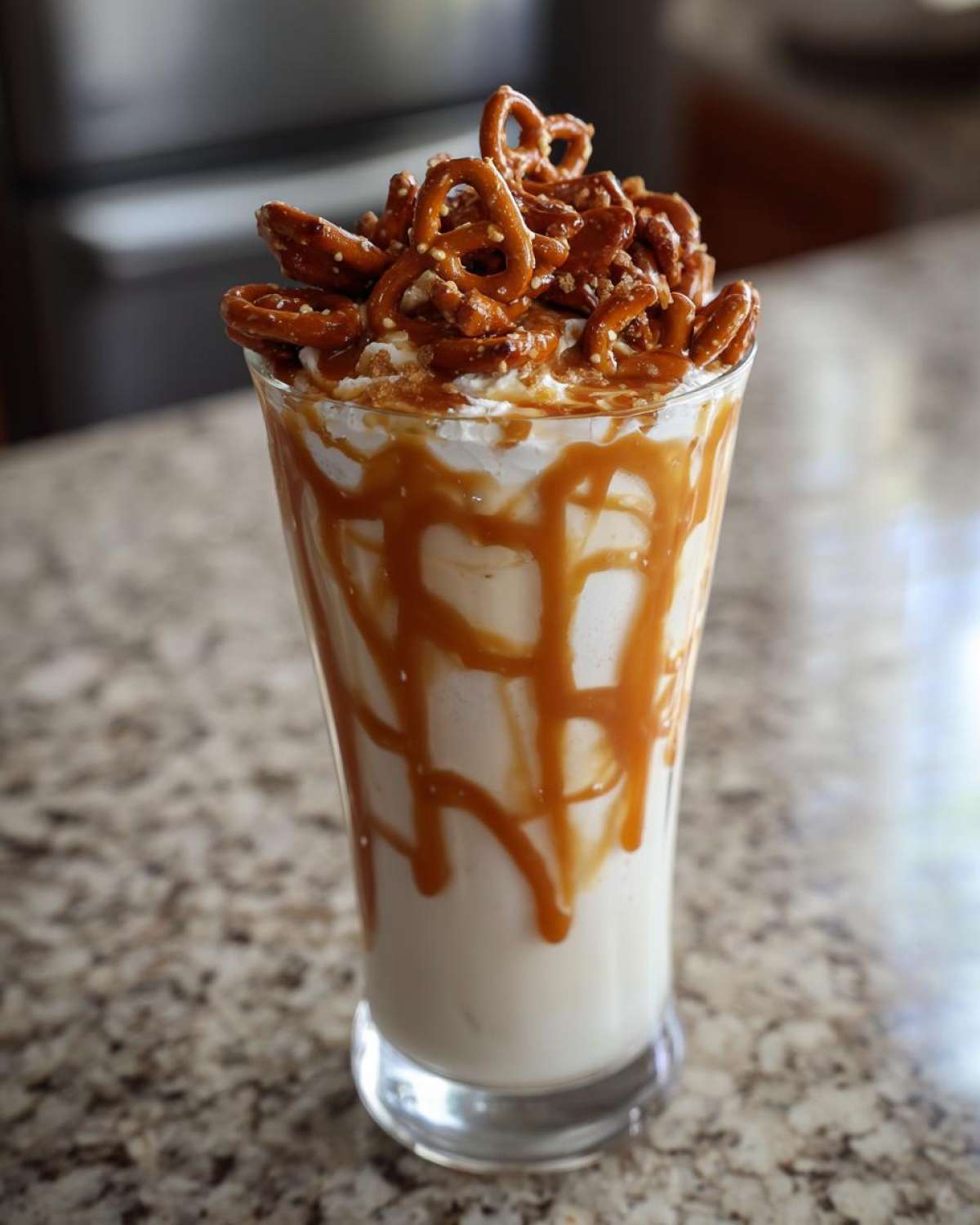Salted Caramel Pretzel Milkshake (5-Minute Indulgence) - detail 2