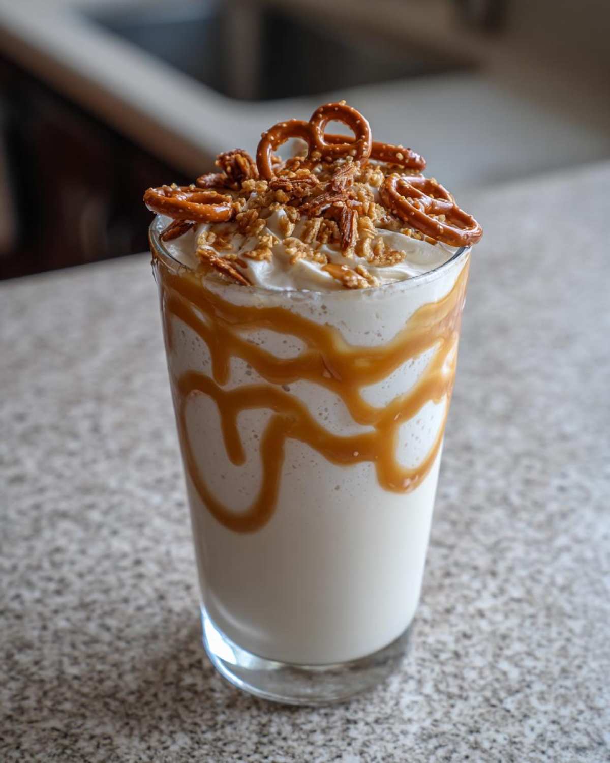 Salted Caramel Pretzel Milkshake (5-Minute Indulgence) - detail 4