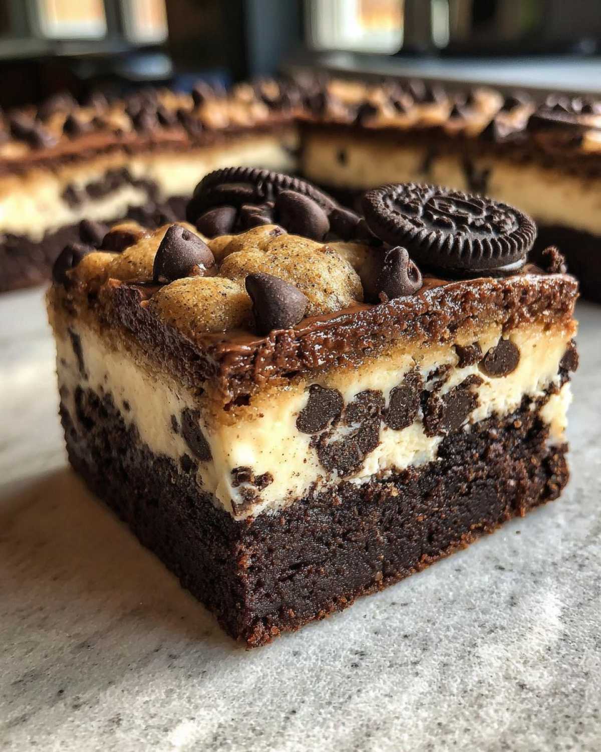 Slutty Brownies (Cookie Dough - detail 2