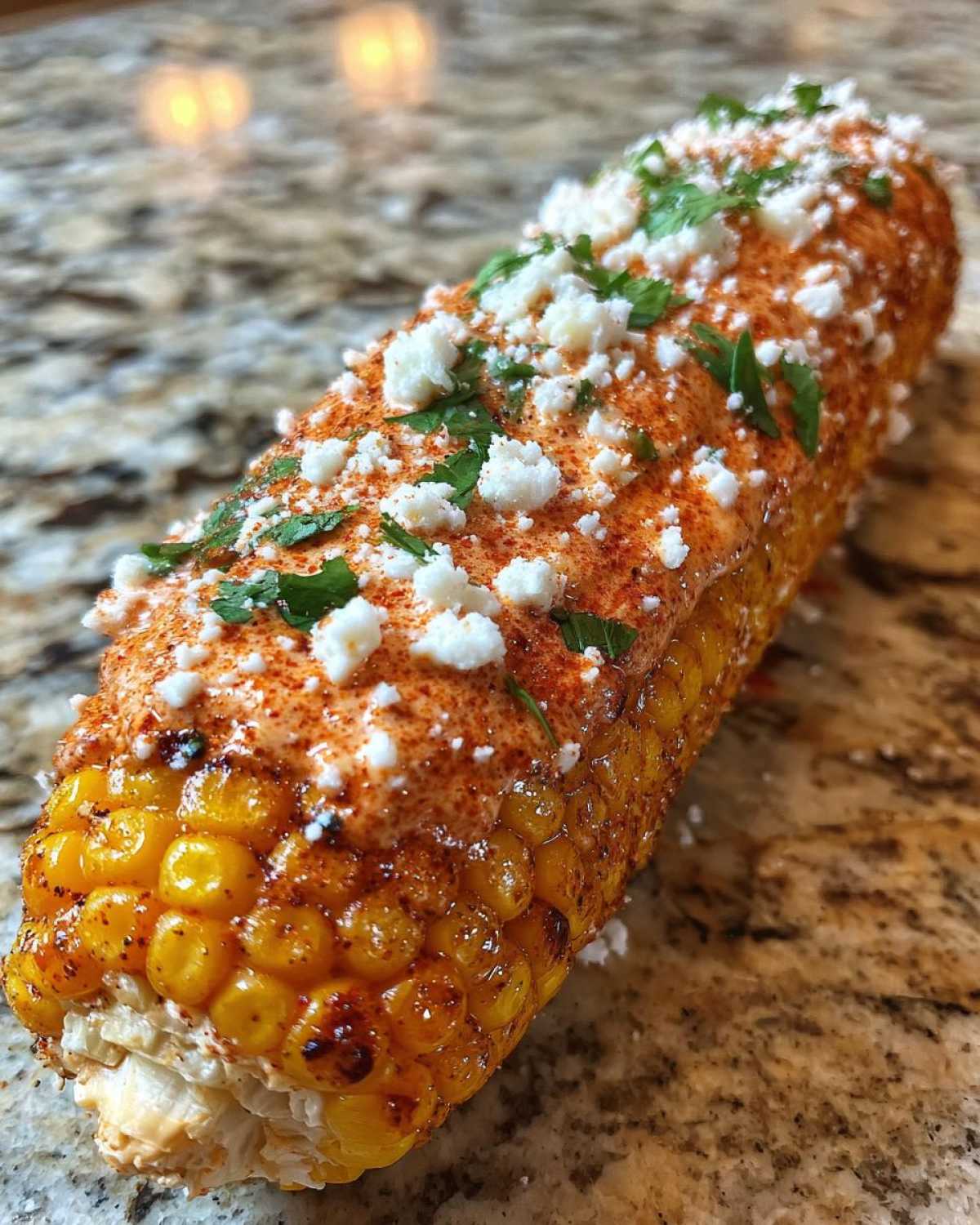 Spicy Mexican street corn - detail 4