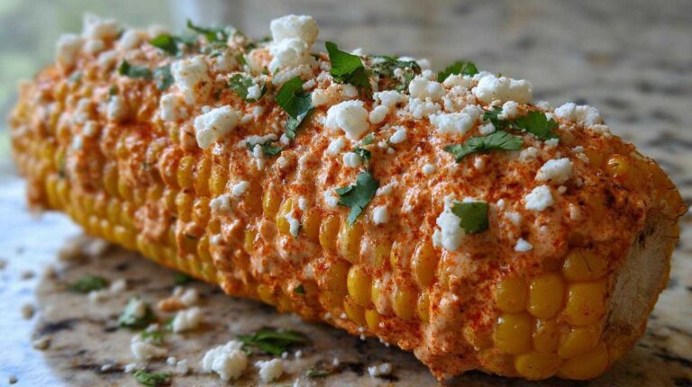 Spicy Mexican street corn