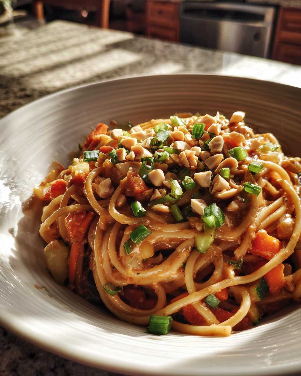 Spicy Thai Peanut Noodles (10-Minute Vegan) - detail 4