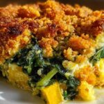Spinach and squash casserole