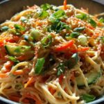 Tahini Noodle Salad (10 Min)