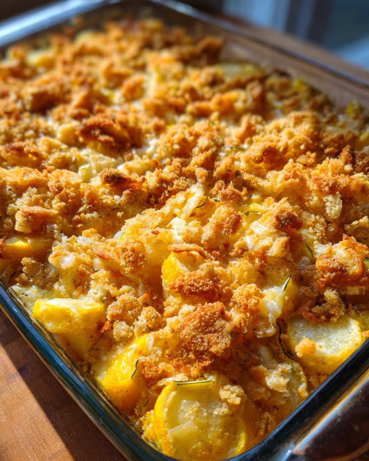 Ultimate Cheesy Southern Yellow Squash Casserole Ritz - detail 2