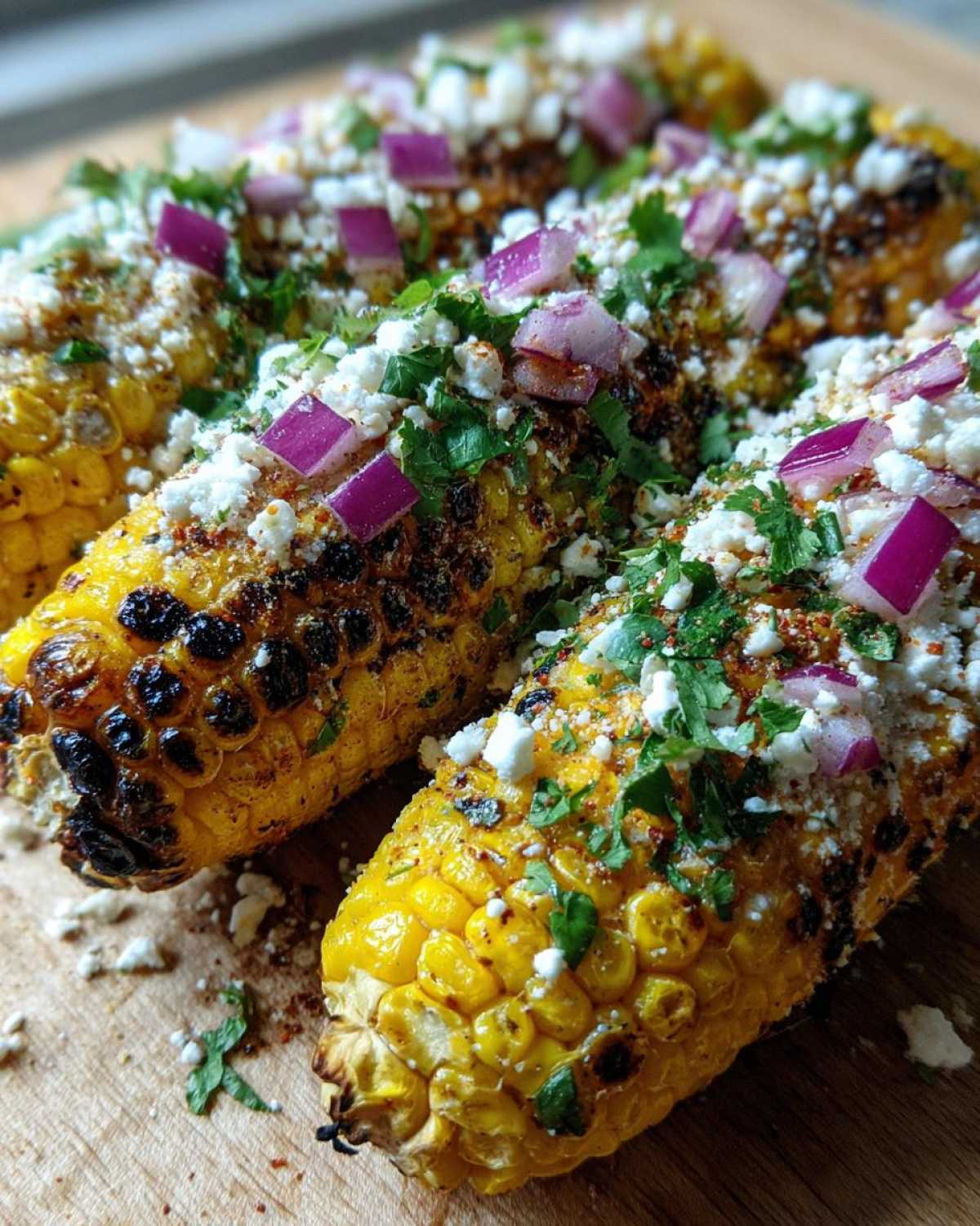 Vegan Mexican street corn - detail 4