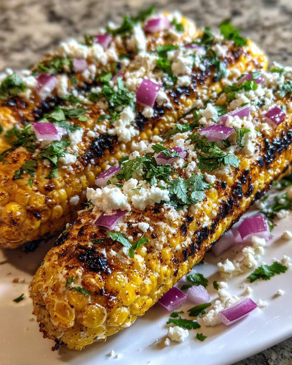 Vegan Mexican street corn - detail 3