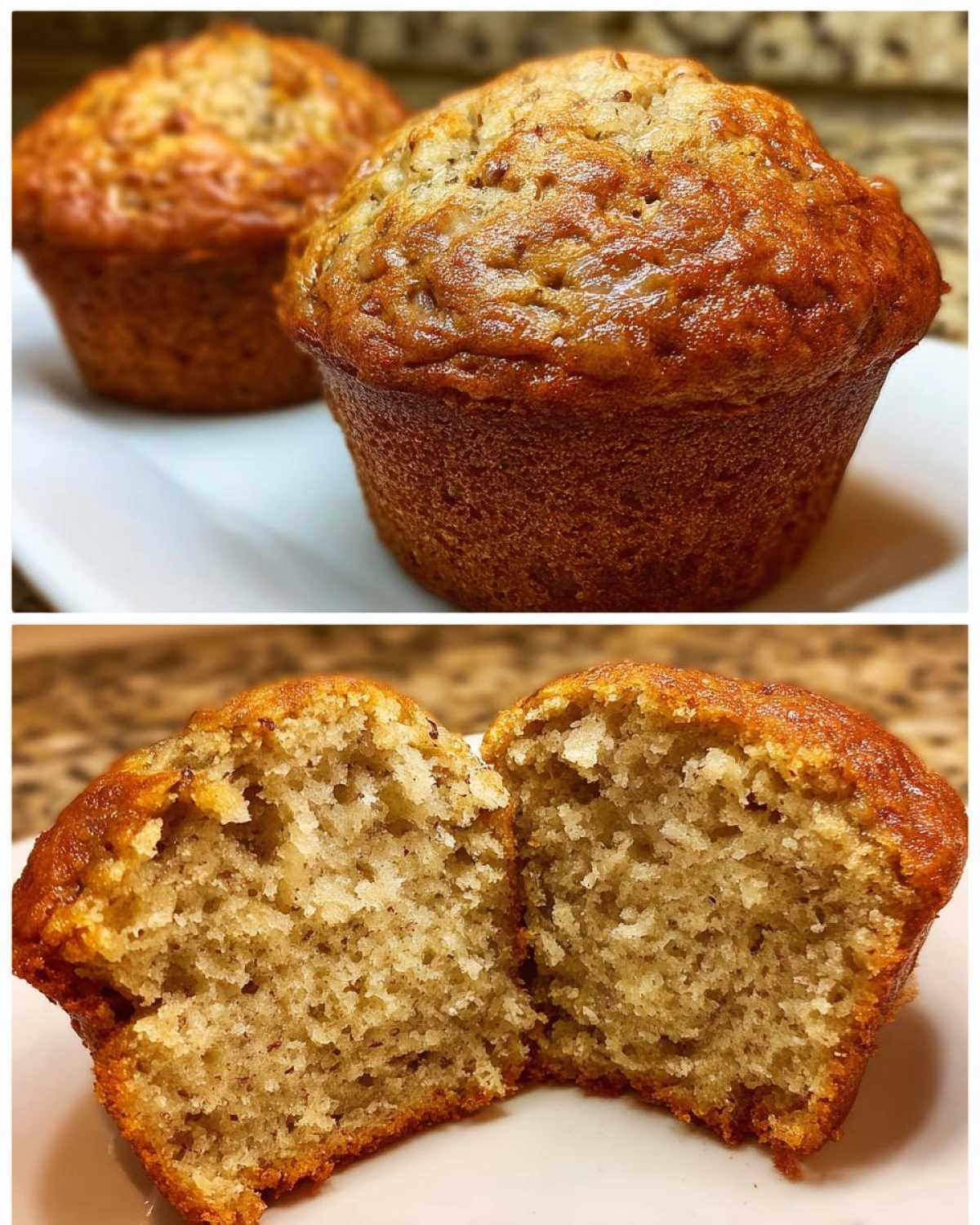 Vegan banana muffins - detail 4