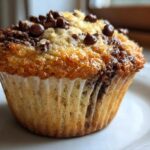 Vegan chocolate chip muffins
