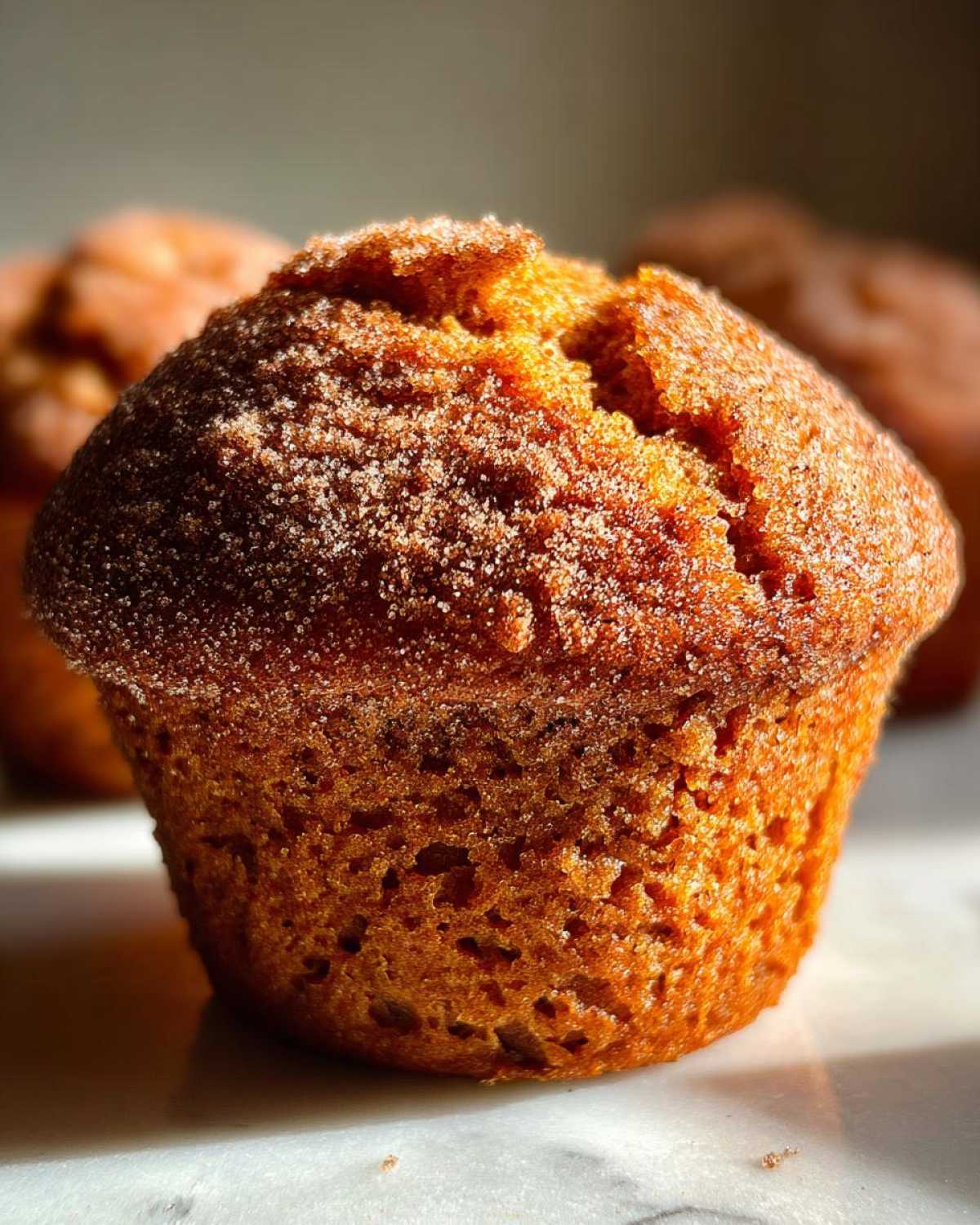 Vegan pumpkin muffins - detail 1