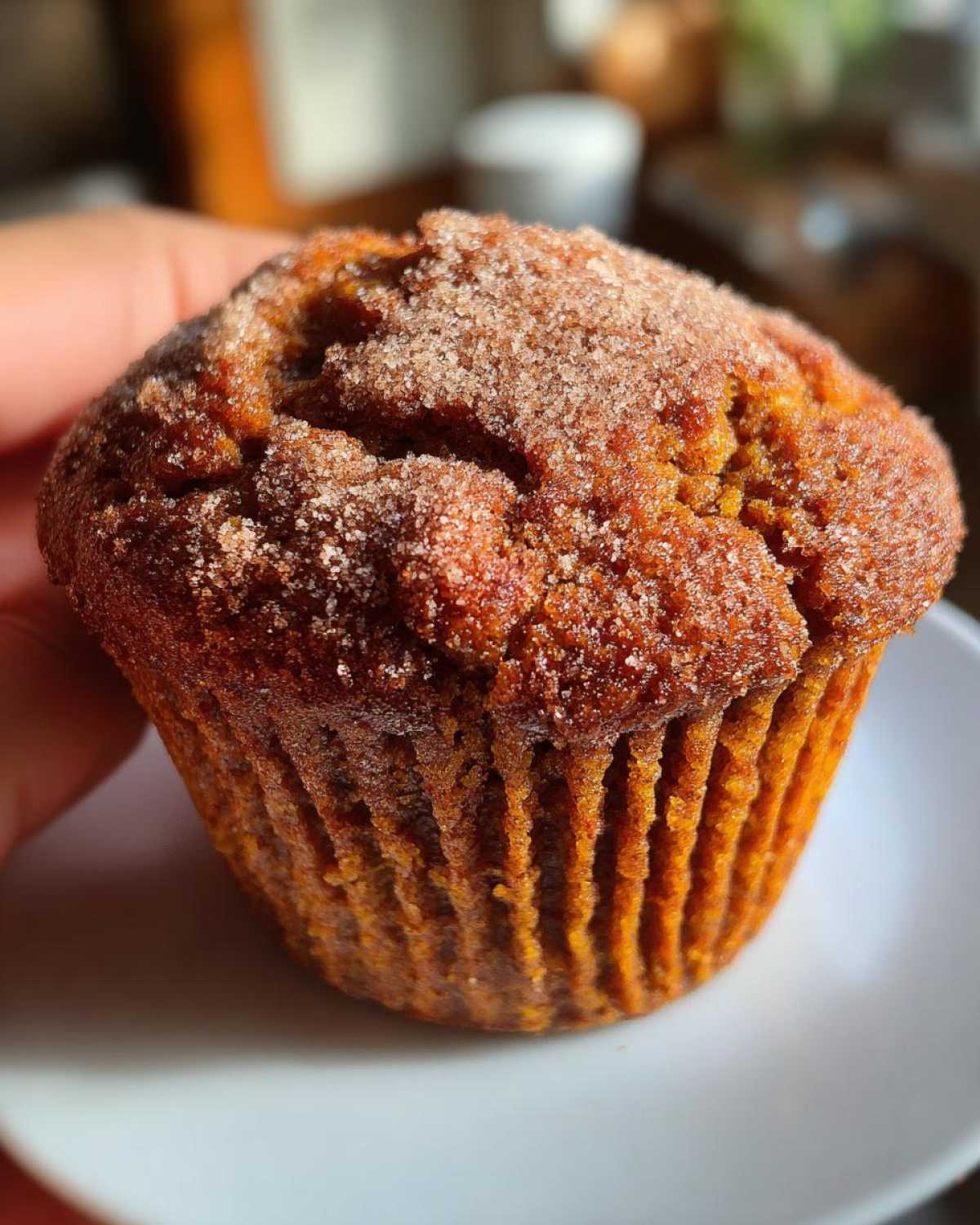 Vegan pumpkin muffins - detail 3
