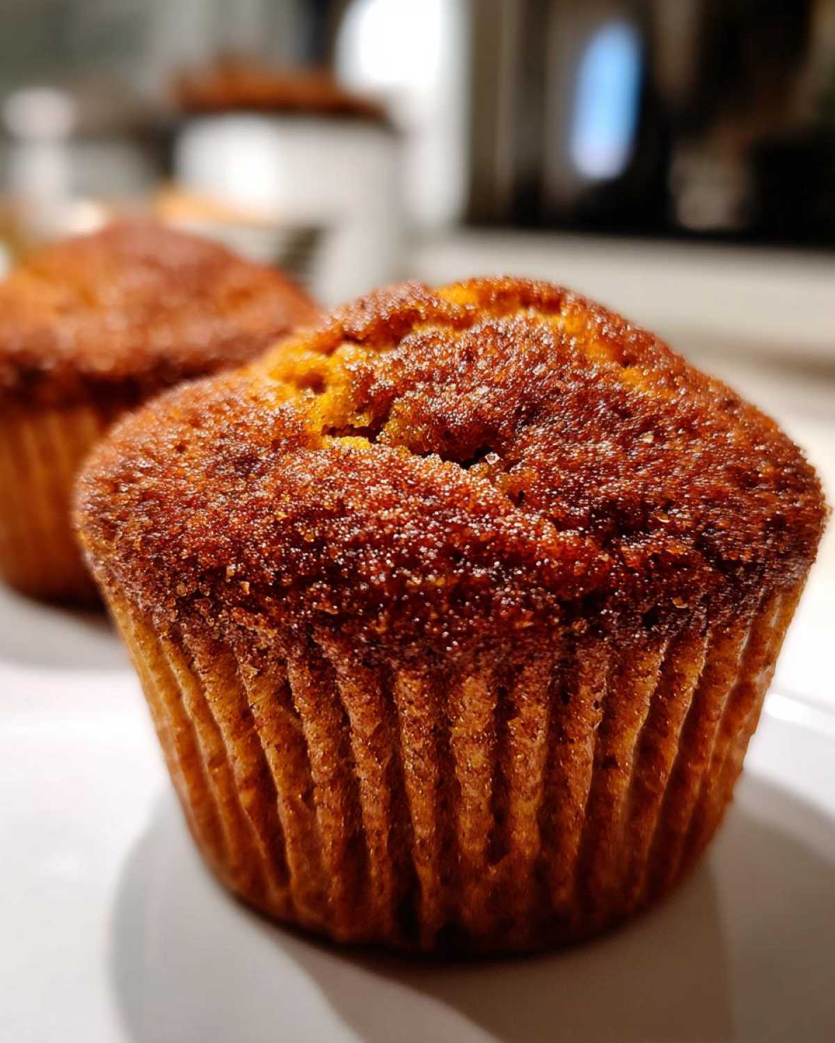 Vegan pumpkin muffins - detail 4