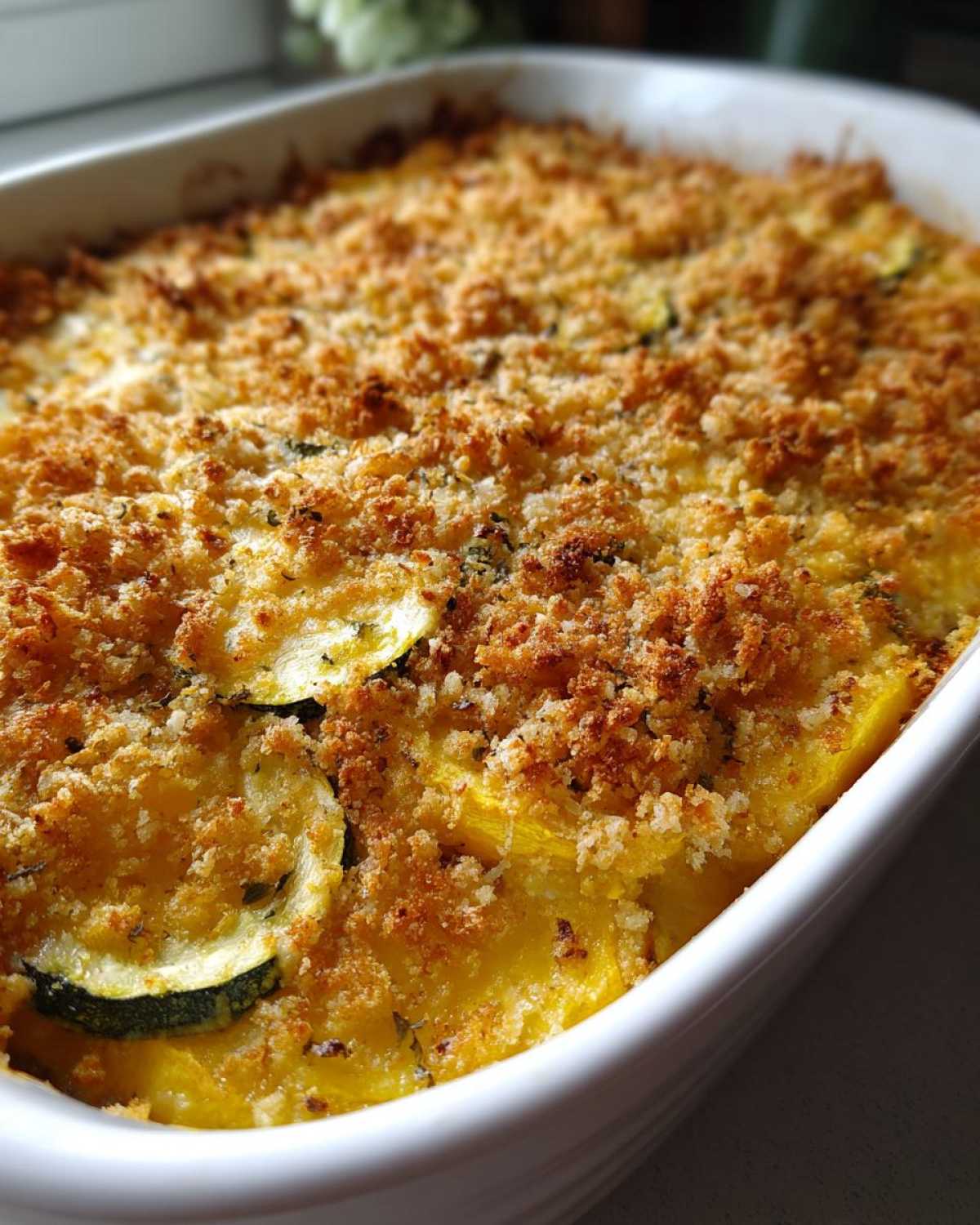 Vegan squash casserole - detail 2
