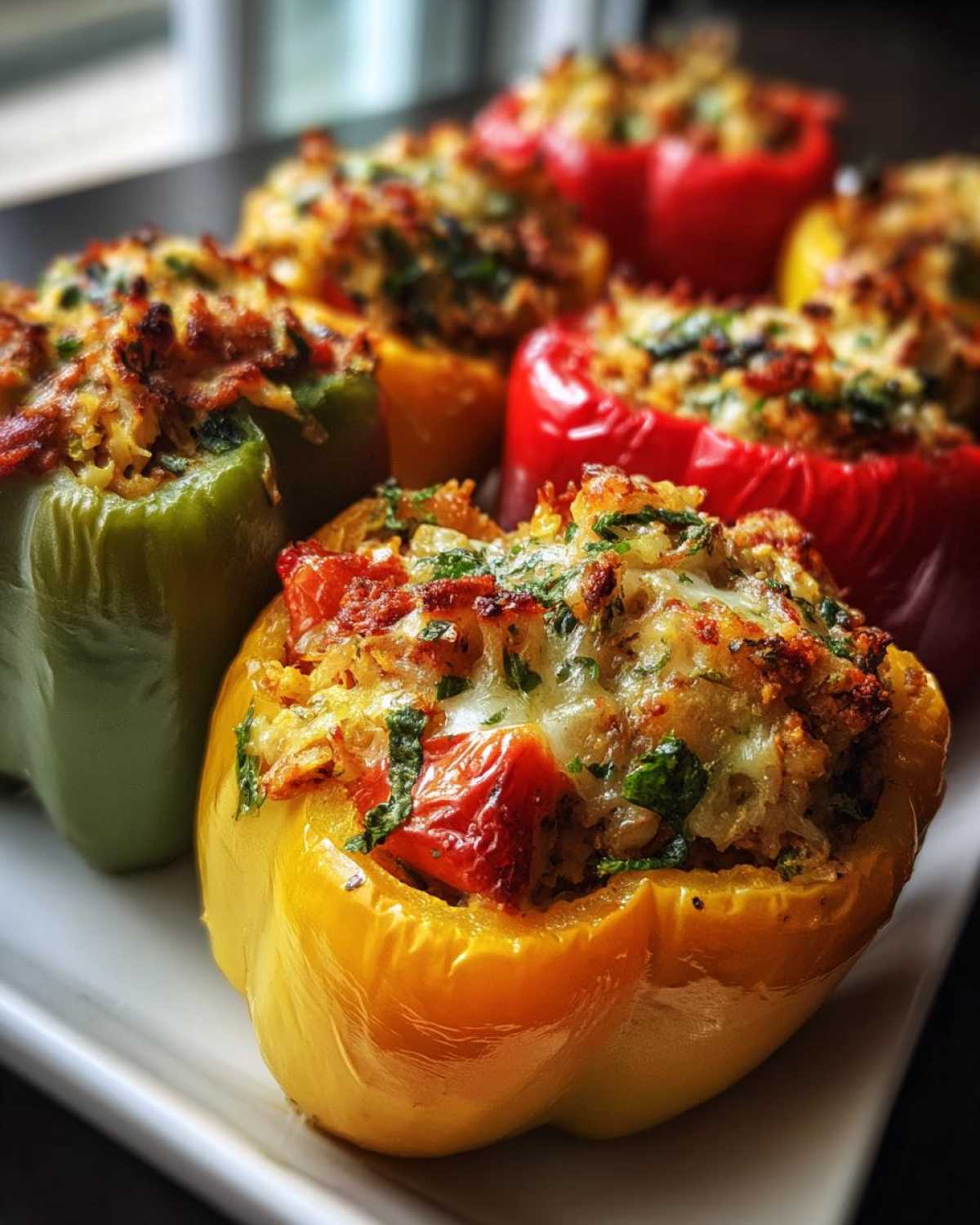 Vegetarian Stuffed Peppers (Under 30 Min) - detail 2