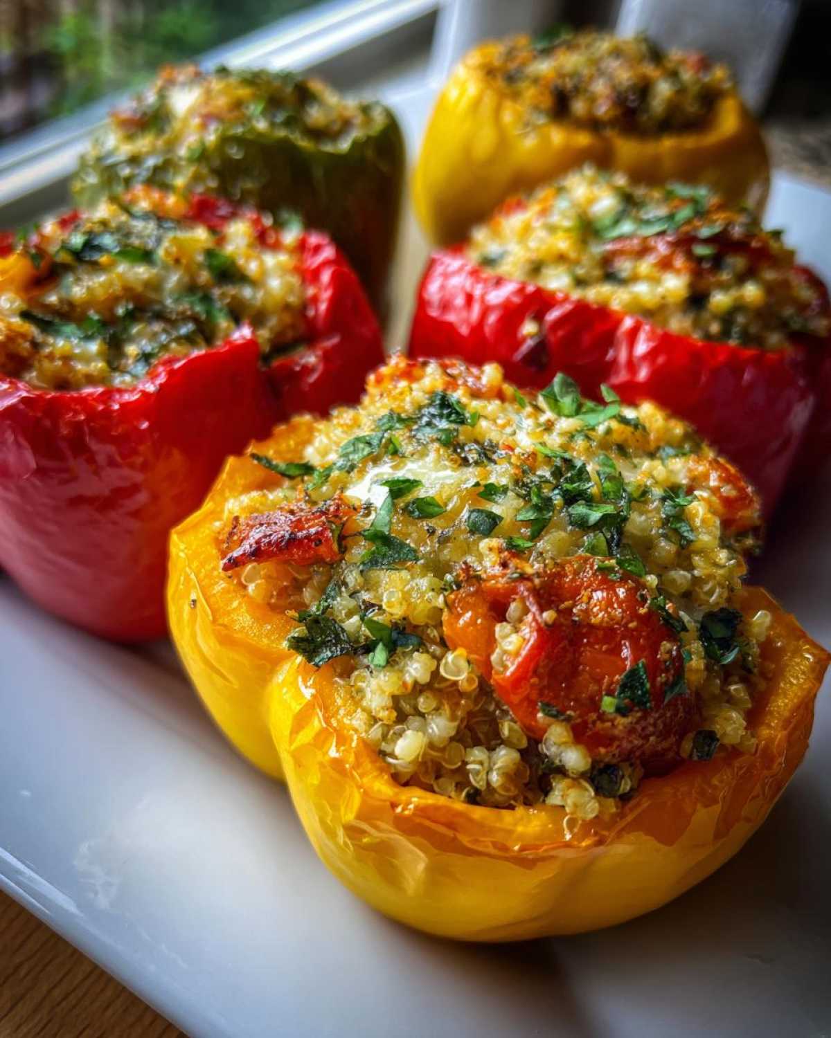 Vegetarian Stuffed Peppers (Under 30 Min) - detail 4