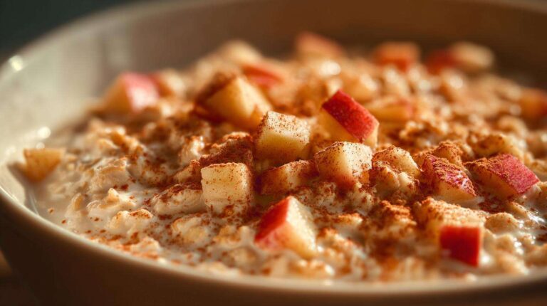 Warm Apple Cinnamon Oatmeal (5 Min): Cozy Bliss Warm Apple Cinnamon Oatmeal (5 Min)