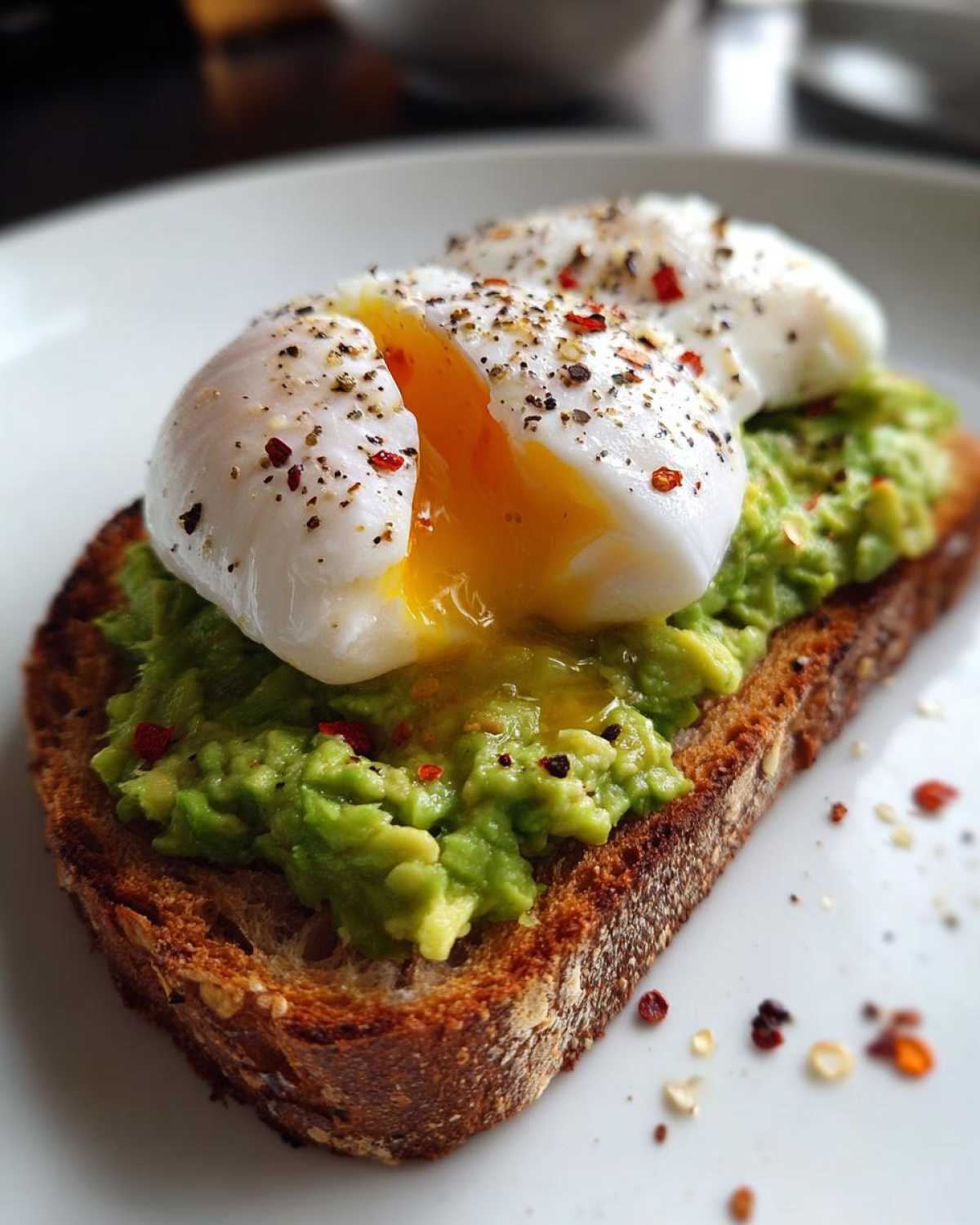 Avocado Toast with Poached Egg - detail 1