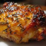 Baked Garlic Herb Chicken Thighs