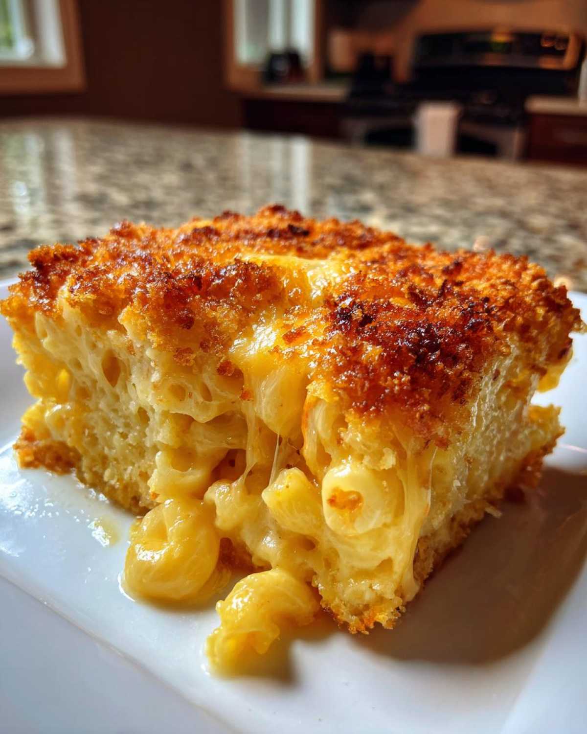 Baked Mac and Cheese with Breadcrumbs - detail 2