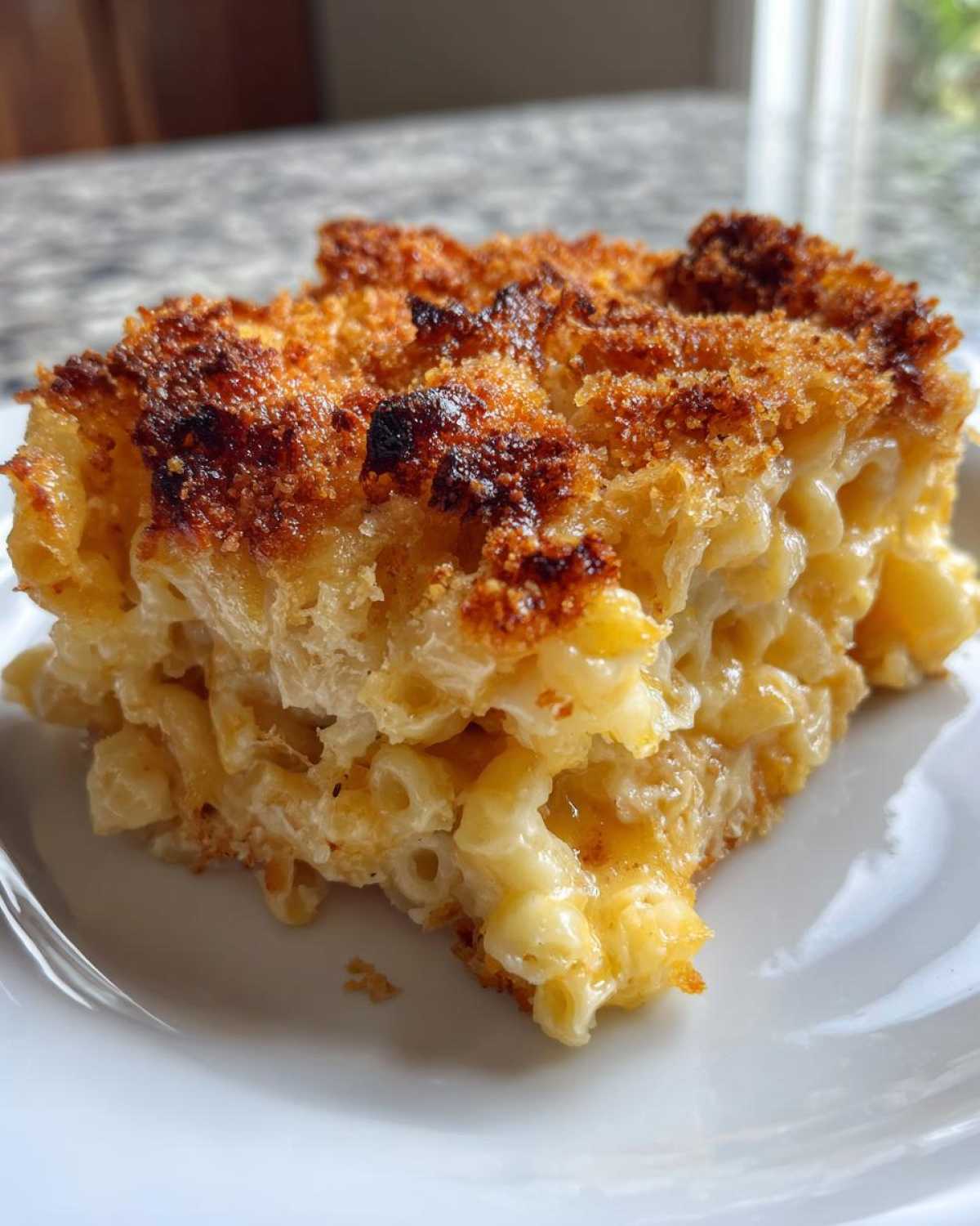 Baked Mac and Cheese with Breadcrumbs - detail 3