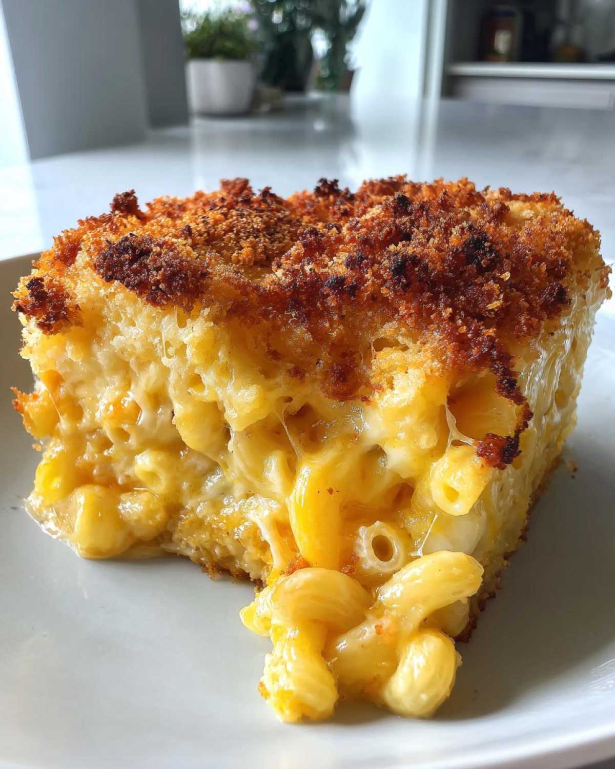 Baked Mac and Cheese with Breadcrumbs - detail 4
