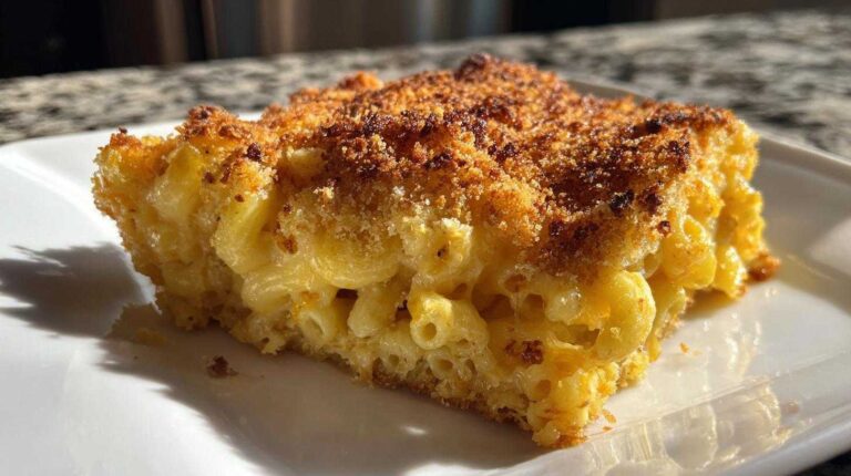 Baked Mac and Cheese with Breadcrumbs