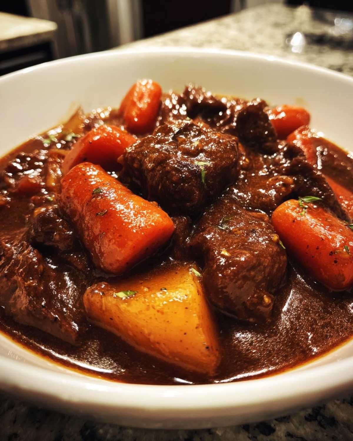 Beef & Root Vegetable Stew - detail 3