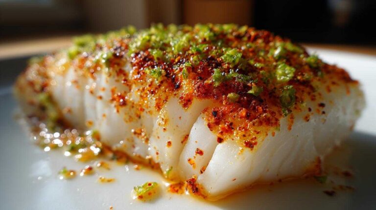 Chili Lime Baked Cod