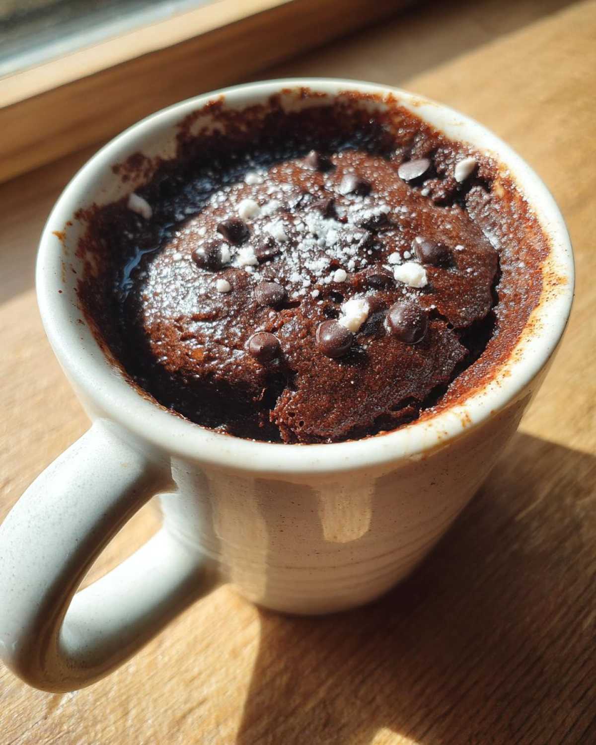 Chocolate Peppermint Mug Cake - detail 4
