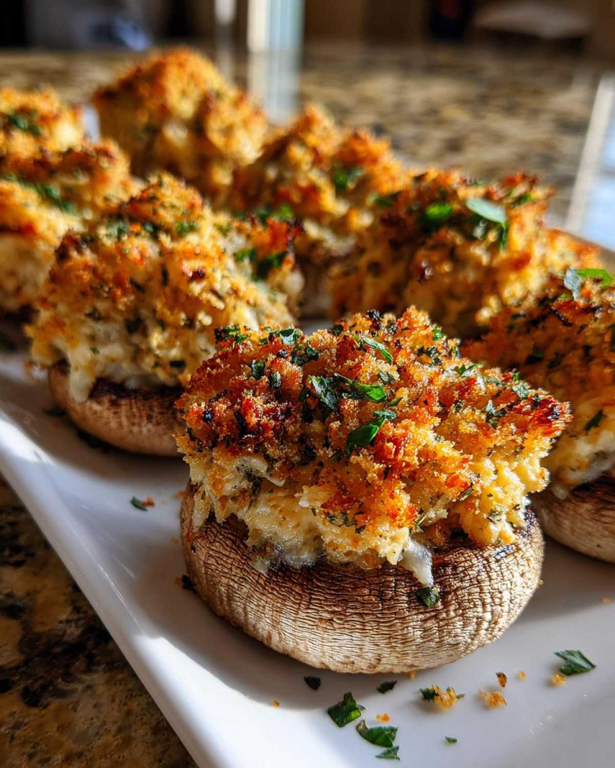 Crab Stuffed Mushrooms - detail 1